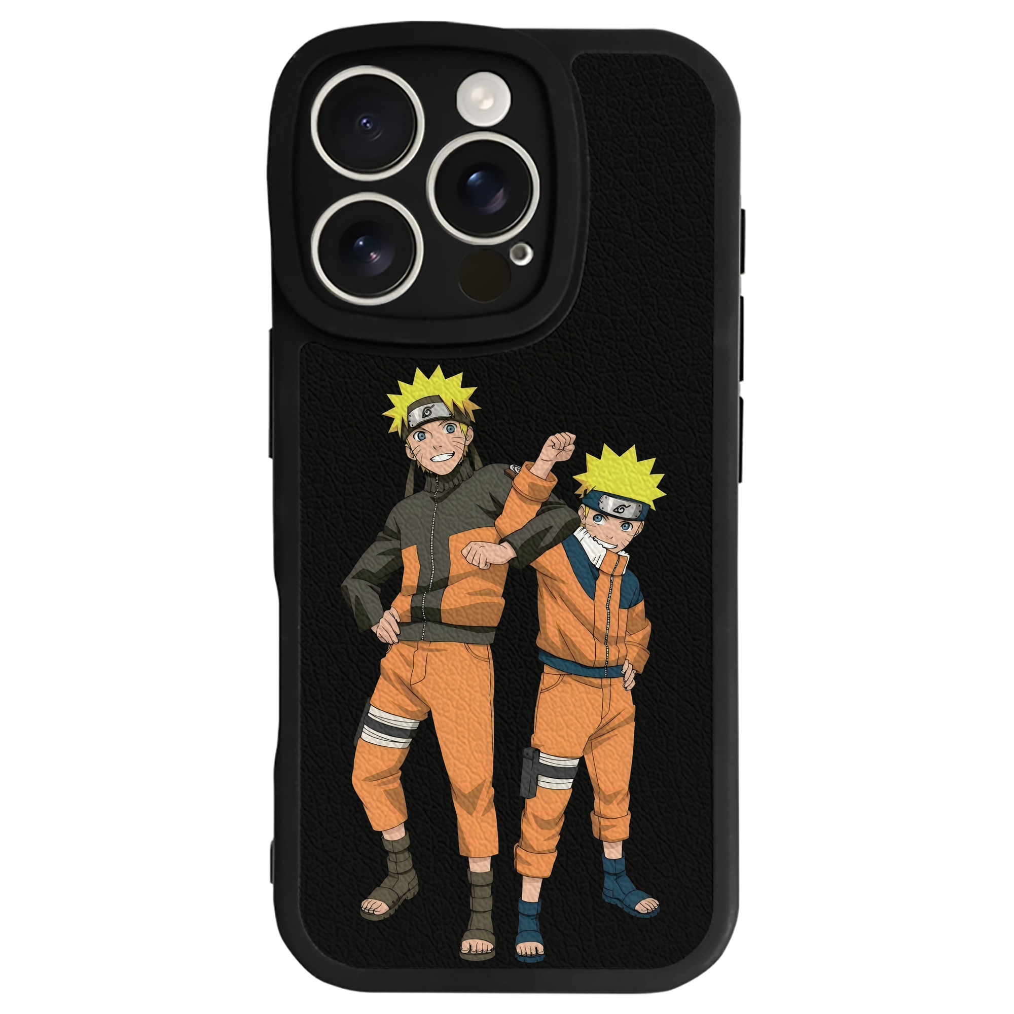 （画像用） NARUTO -ナルト- うずまき ナルト Uzumaki Naruto 【iPhone 16シリーズ対応】シリコンスマホケース（レザー調） 材質：シリコン